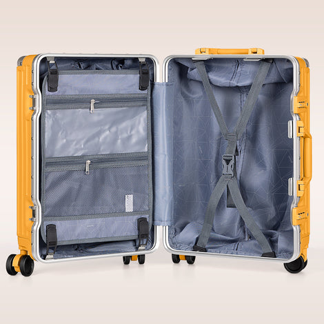 AnyZip Carry On Luggage: Aluminum Edition