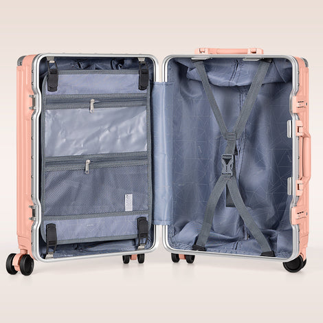 AnyZip Carry On Luggage: Aluminum Edition