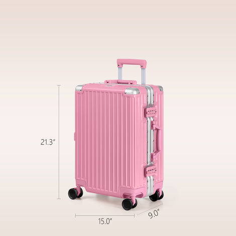 AnyZip Carry On Luggage: Aluminum Edition